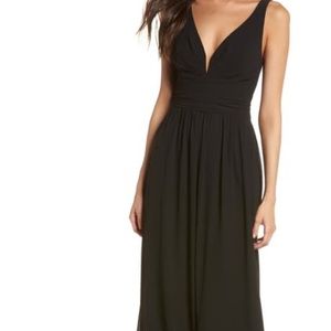 V-neck Black Gown - TAGS ON, NEVER USED